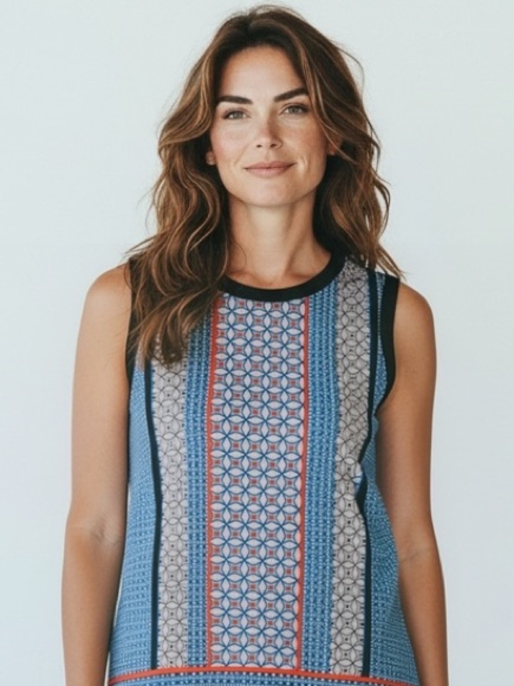 Valerie Stevens sleeveless Top Size S